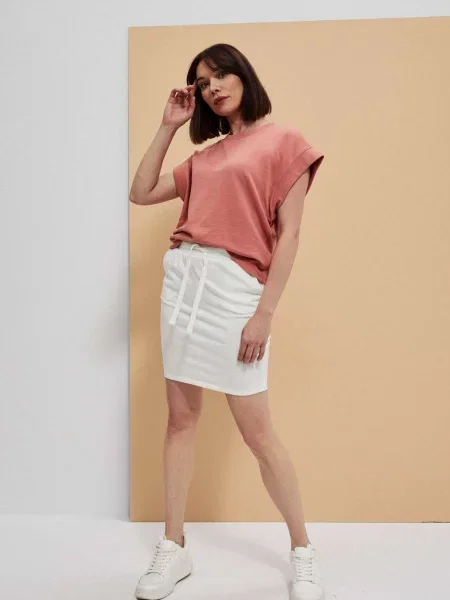 Fusta mini Marisse alb