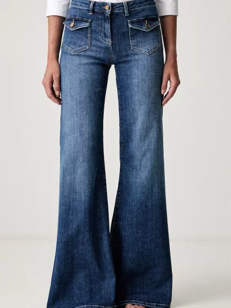 Elisabetta Franchi Blugi | flare fit albastru