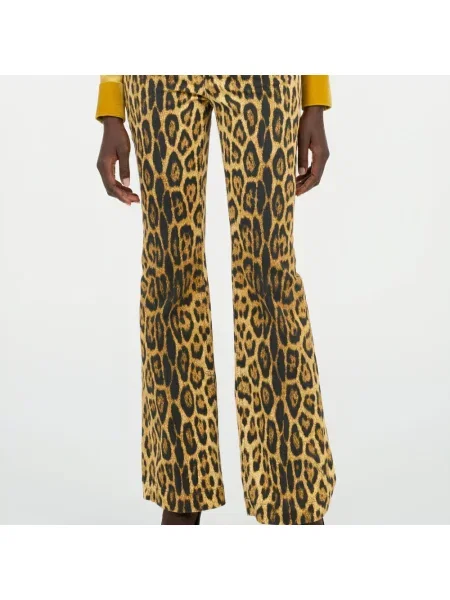 Naszyjnik Roberto Cavalli skórzany brązowy