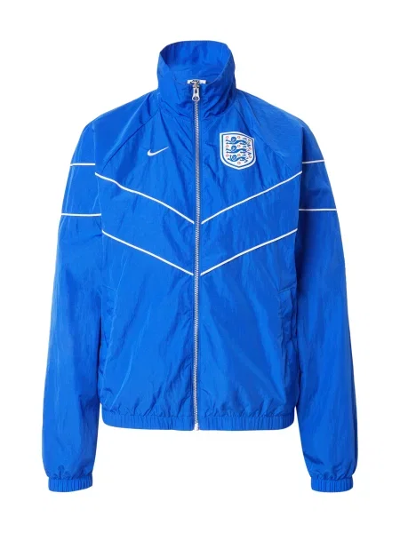 NIKE Sportovní bunda modrá bílá