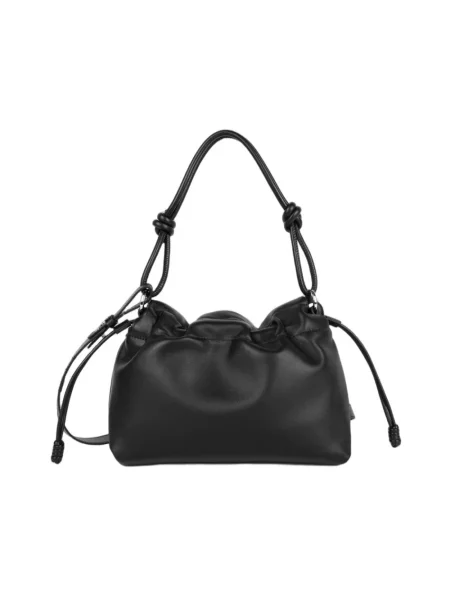 Torebka crossbody Lancaster skórzana czarna