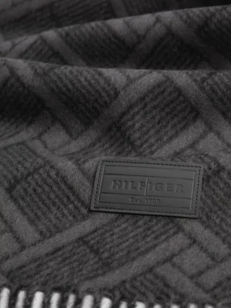 Fular Tommy Hilfiger de lână gri
