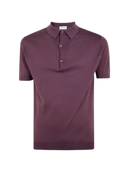 Polo majica John Smedley ljubičasta