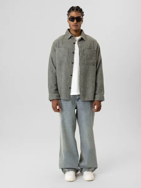 Dandalo Košile tmavě zelená bílá