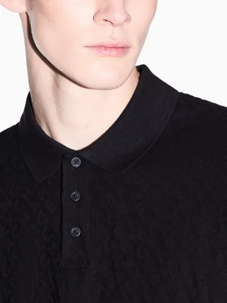 Поло Armani Exchange черное