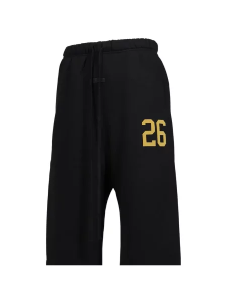 Pantaloni Essentials cu imagine alergare negru