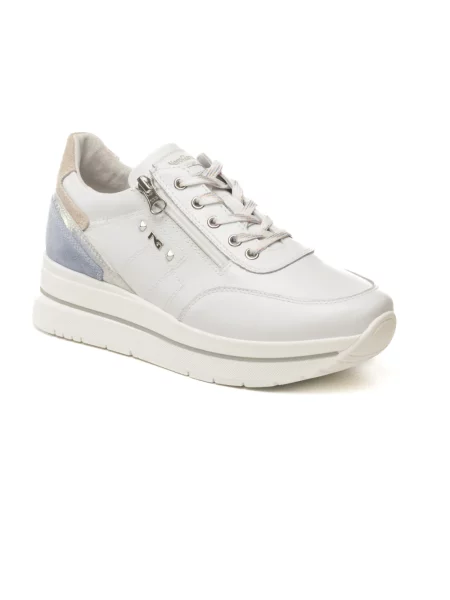 Sneakersy Nerogiardini skórzane białe
