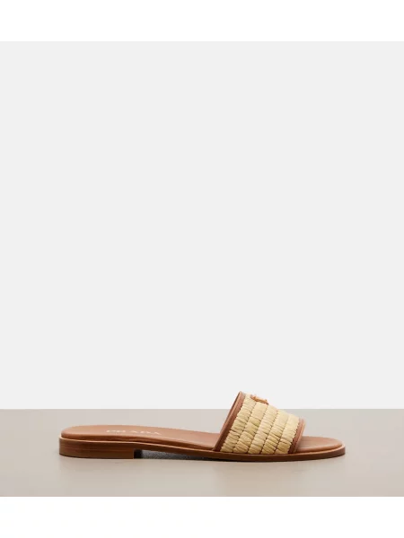 Sandale Prada din piele bej