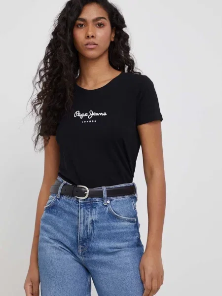 Pepe Jeans Tricou New Virginia negru