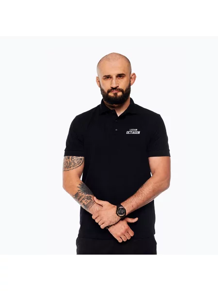 Koszulka polo Octagon Legion HFT Polo black/white biała