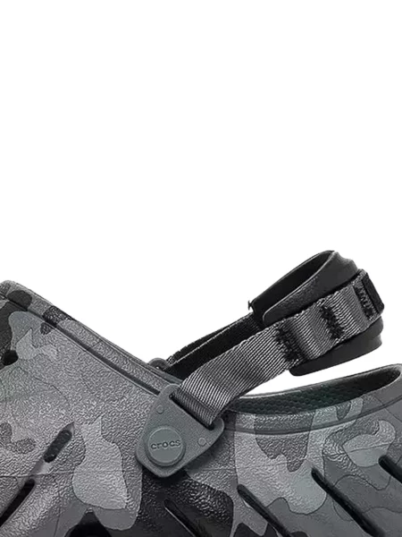 Kamufležinės šlepetės Crocs pilka