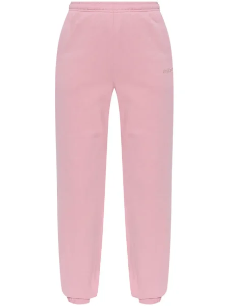 Pantaloni Rotate Birger Christensen cu broderie roz