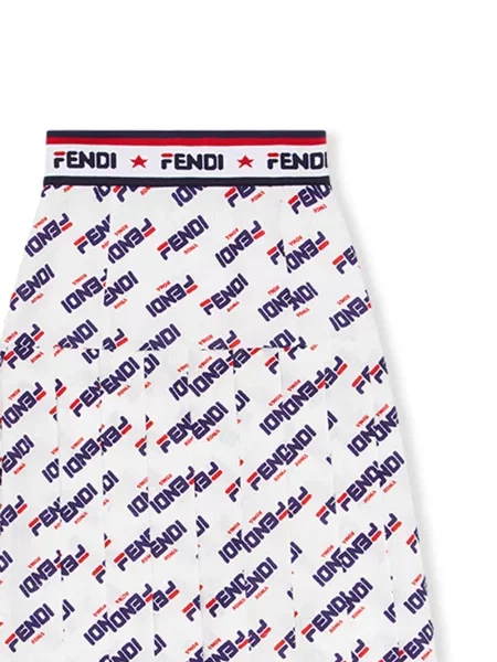 Fustă copii Fendi alb