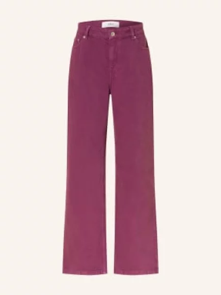 Ba&Sh Džíny S Širokými Nohavicemi Boney purple dark purple fialové