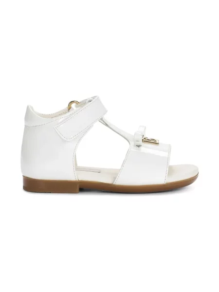 Dětské sandály Dolce & Gabbana bílé