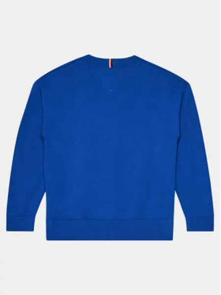 Tommy Hilfiger Mikina Script D modrá