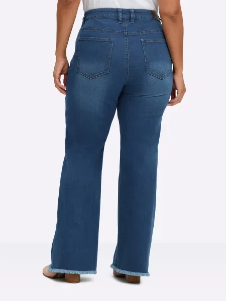 SHEEGO Jeans albastru