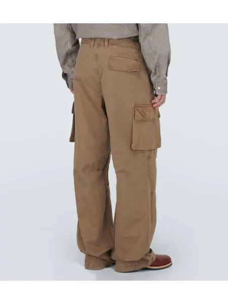 Pantaloni cargo Our Legacy cu model herringbone