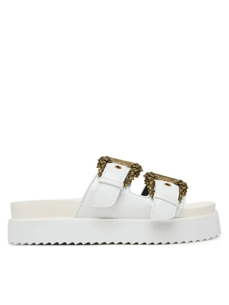 Șlapi Versace Jeans Couture alb