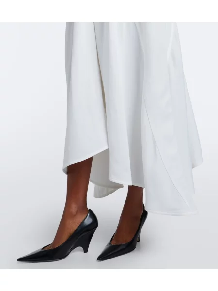 Rochie Bottega Veneta asimetrică alb