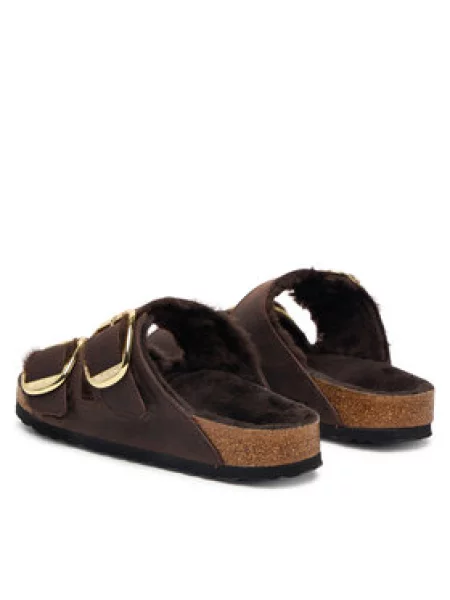 Šľapky Birkenstock Arizona Big Buckle Tmavo hnedá