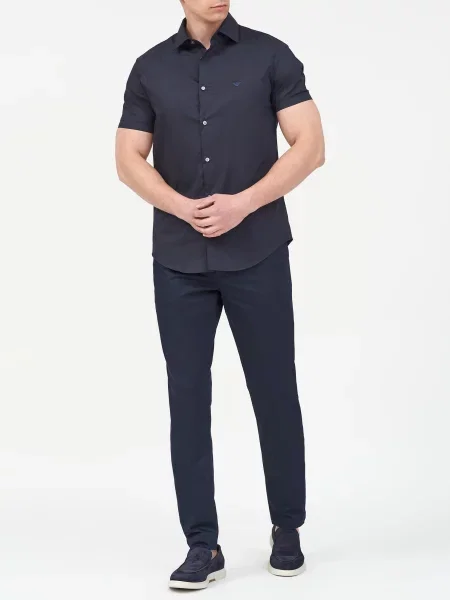 Сорочка Emporio Armani синя