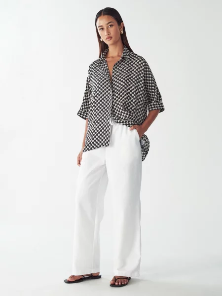 Willa Bluză Leonardo negru alb