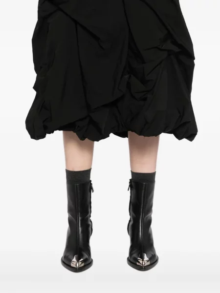 Fustă Alainpaul drapată negru