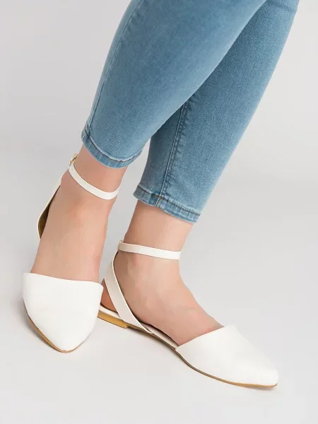 Balerinke Fox Shoes brez pet bela