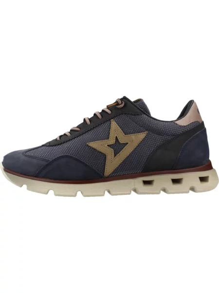 Sneakersy Cetti zamszowe niebieskie