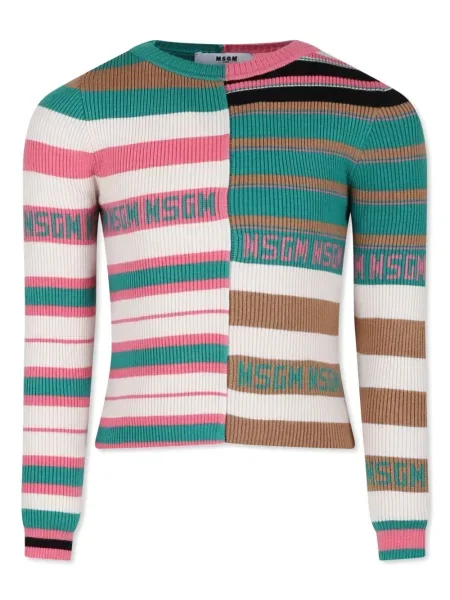 Sweter dziecięcy Msgm zielony