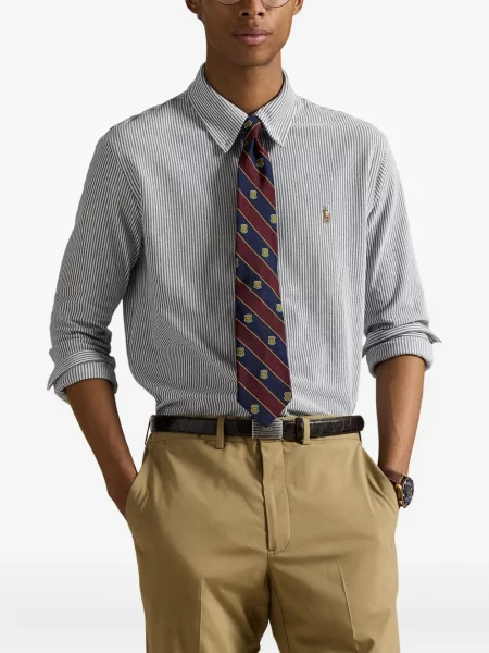 Μικρός κασκέτο Polo Ralph Lauren με χαμηλή μέση υφαίνω διαγωνίως πράσινο