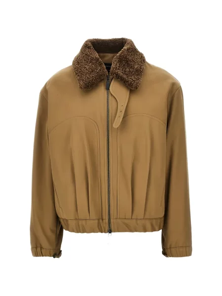 Gulerat geacă Emporio Armani cu blană