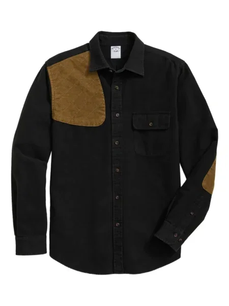 Cămașă Brooks Brothers de catifea cord negru