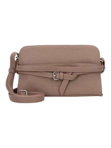 TOM TAILOR Torba za čez ramo Freya temno siva