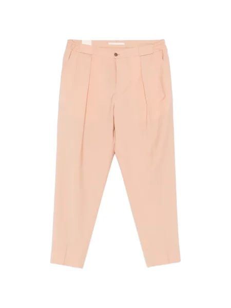 Plisované kalhoty Briglia 1949 oranžové