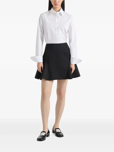 Cămașă Givenchy cu broderie din poplin alb