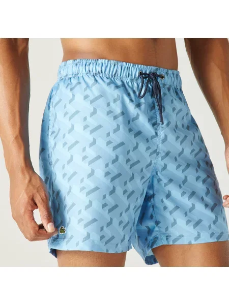 Lacoste Kąpielówki niebieskie