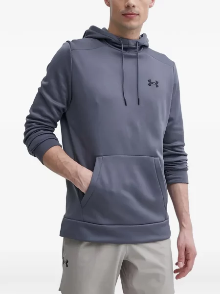 Hanorac cu glugă Under Armour cu autograf gri