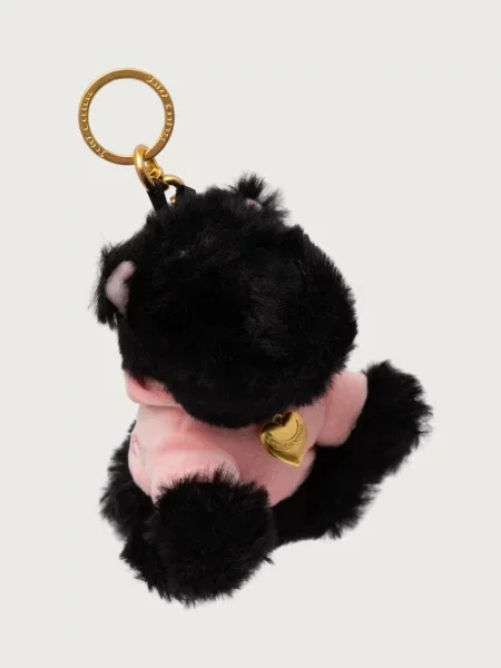 Juicy Couture obesek za ključe JUICY SCOTTIE DOG črna