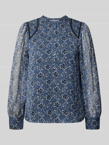 Bluzka z długim rękawem z półprzezroczystymi rękawami model GANIA' Pepe Jeans