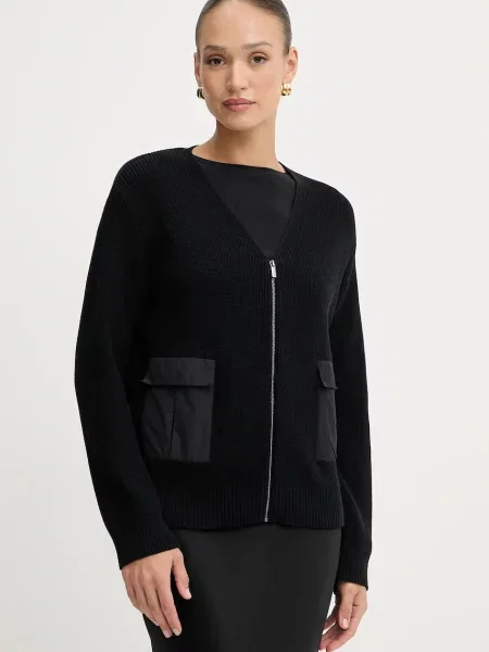 MM cardigan LIBERO negru