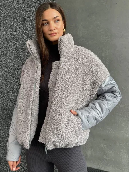 Демисезонная куртка Nenka серая