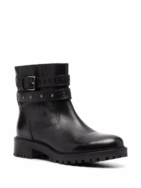 Botine Geox din piele negru