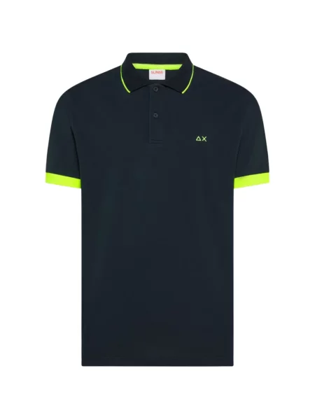 Tricou polo Sun68 albastru