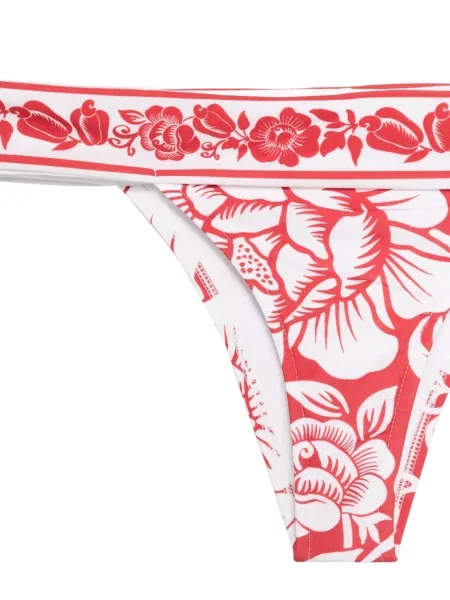Gėlėtas bikinis Farm Rio balta
