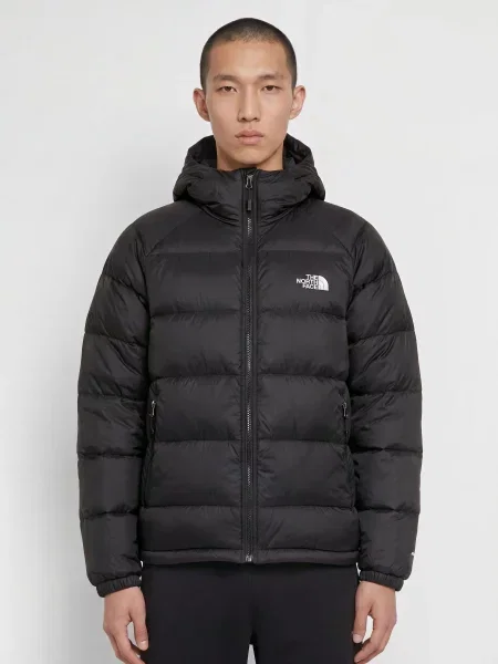 Péřová bunda The North Face Hydrenalite Down Hoodie black černá