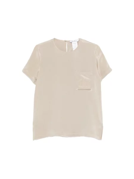 Koszulka Max Mara zielona