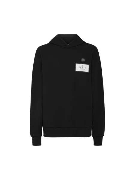 Bluza z kapturem Philipp Plein z kapturem czarna