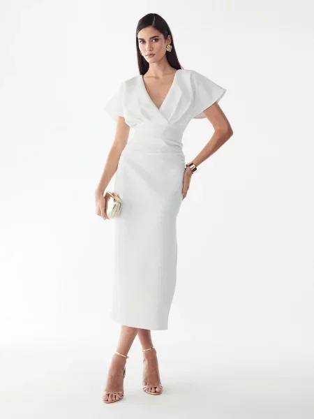BWLDR Rochie Eliza' alb